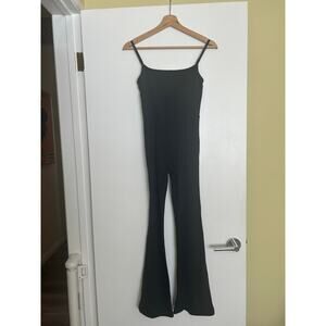 Aritzia Wilfred Free Black Wide Leg Jumpsuit Onesie Size XS